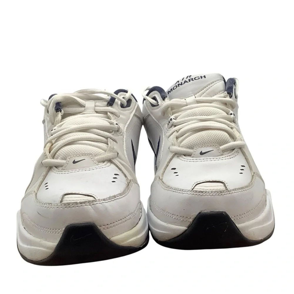 Nike‎ air Monarch white & Blue Sneakers size 11